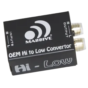 HI-LOW - 2 Channel Hi-Low to RCA Converter