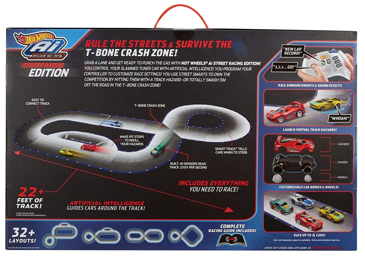 Hot Wheels Ai Starter Set Street Racing Edition