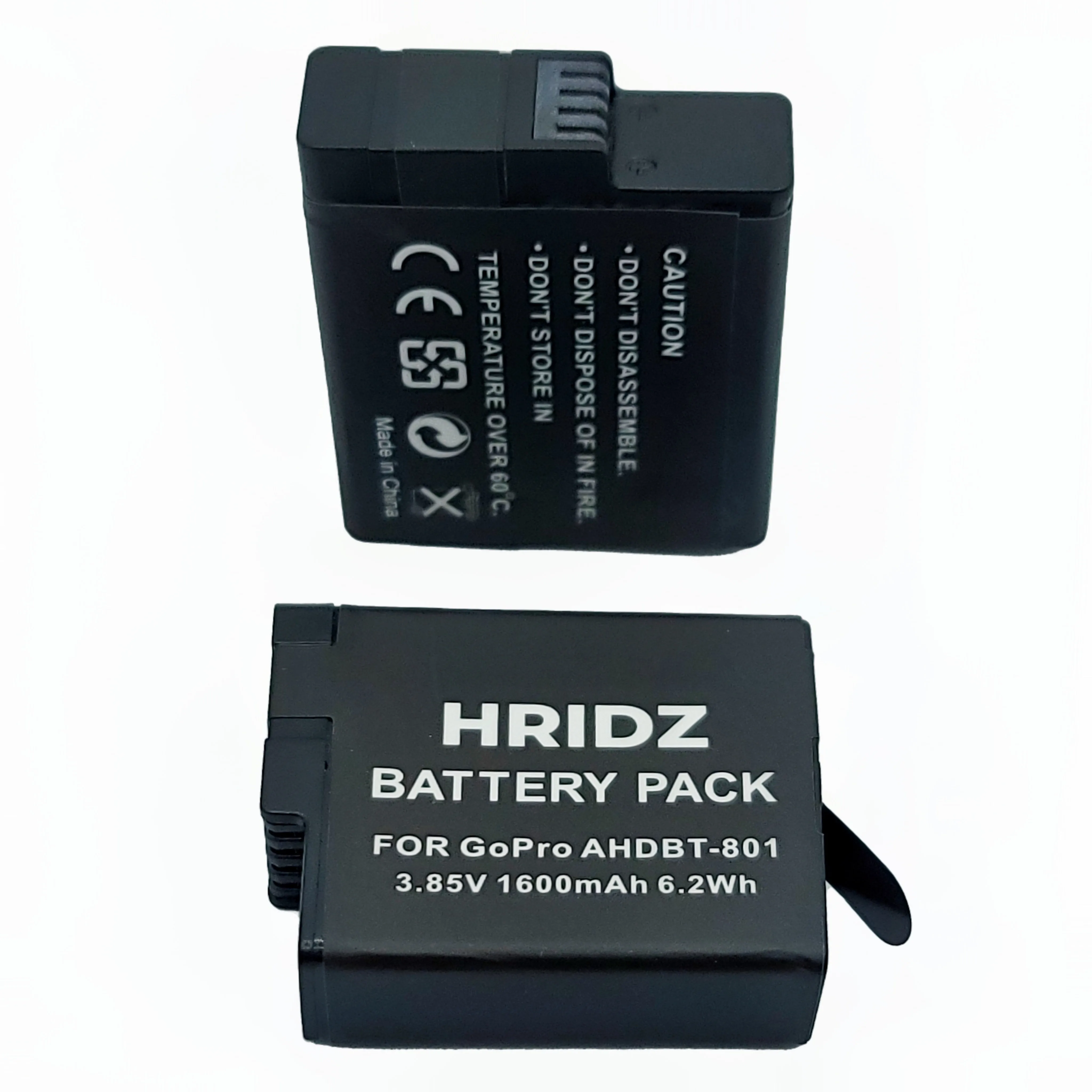 Hridz AHDBT-801 Battery for GoPro Hero 8 Hero 7 Hero 6 Hero 5 for Go Pro AHDBT801