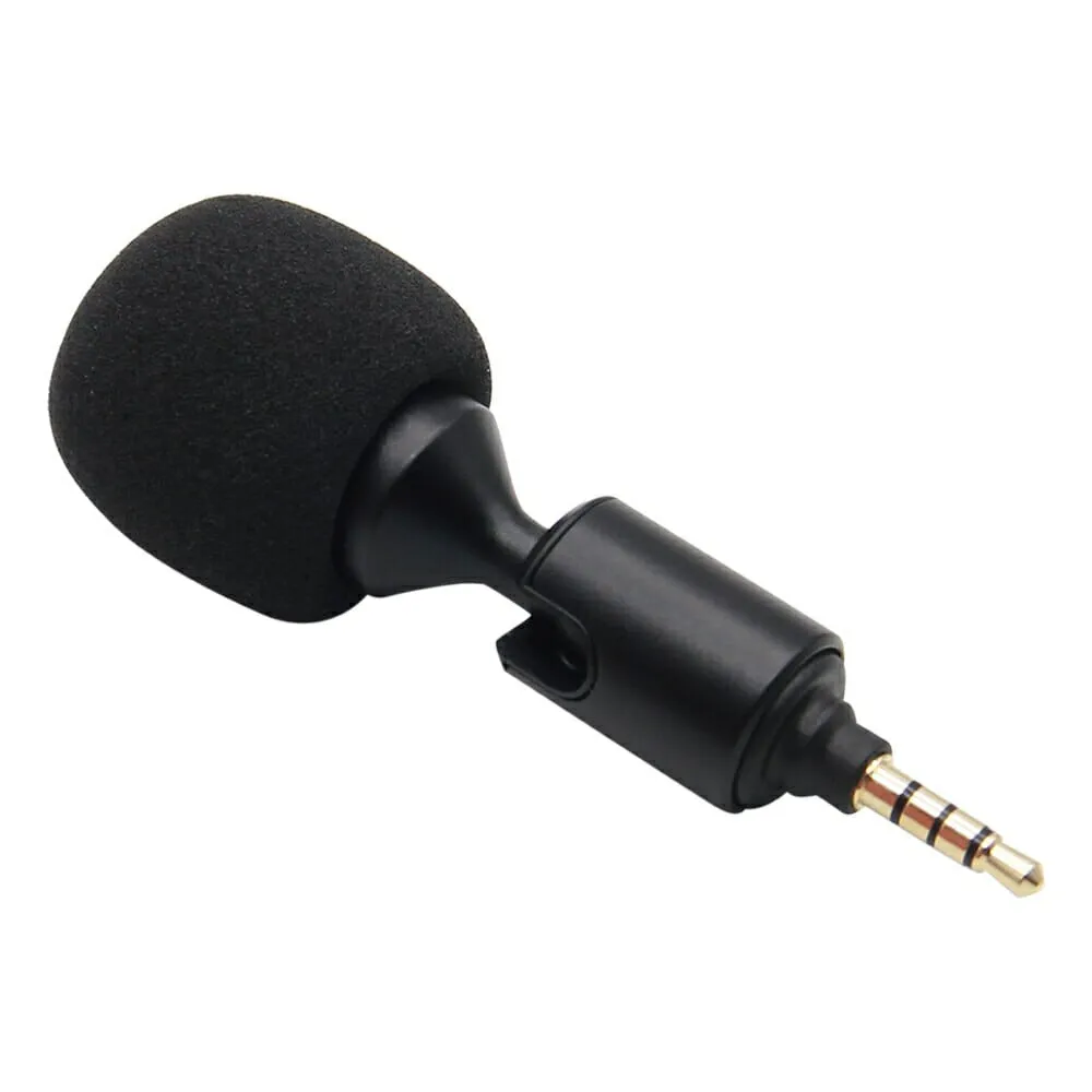 HRIDZ Portable Mini Microphone 3.5mm Stereo Type-C Flexural Bendable Mic