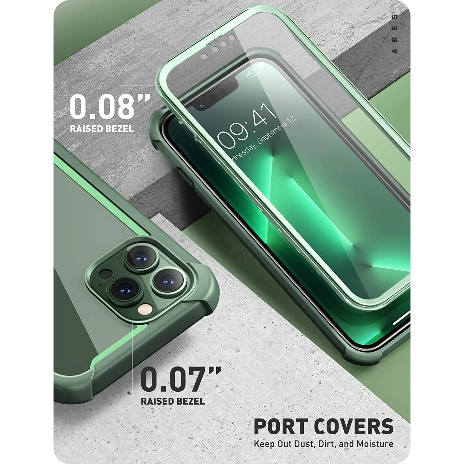 iPhone 13 Pro Ares Case(open box) - Green