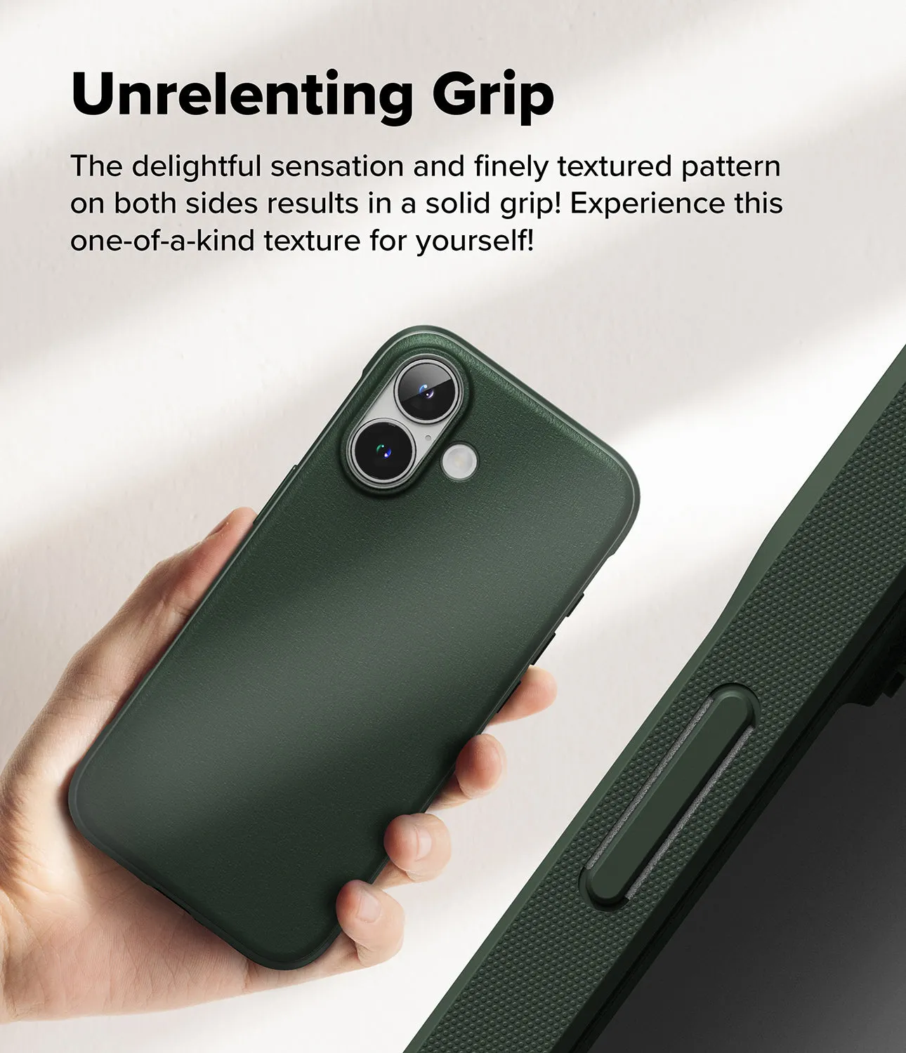 iPhone 16 Case Cover | Onyx Series| Dark Green