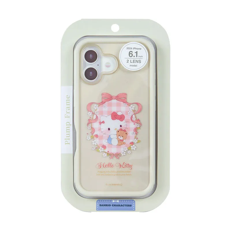 Japan Sanrio - Hello Kitty Plump Frame iPhone 16 Case