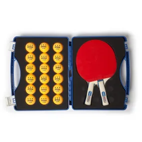 Joola Tour Competition Tennis Rackets & Balls Case Set