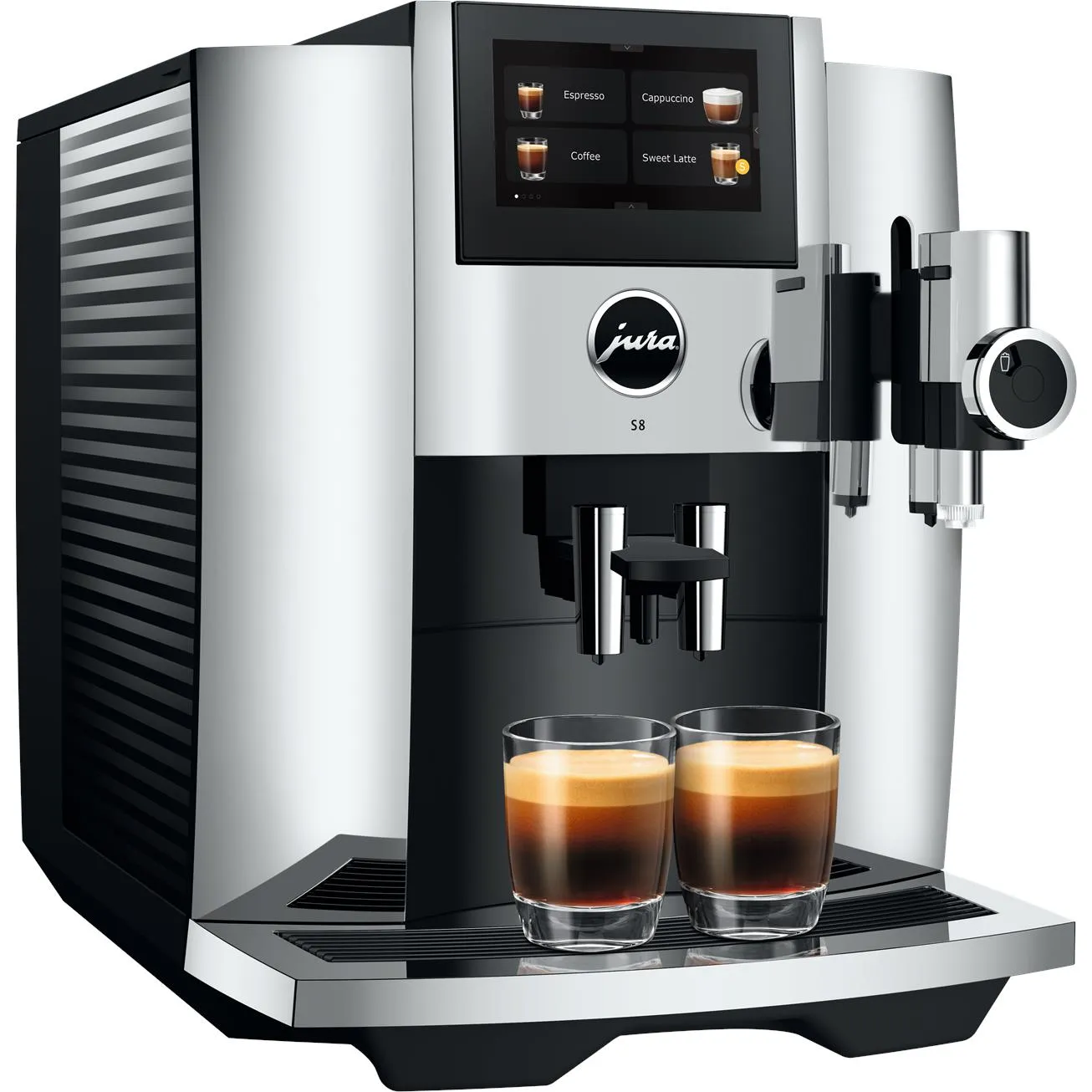 Jura S8 Fully Automatic Coffee Machine (Chrome)