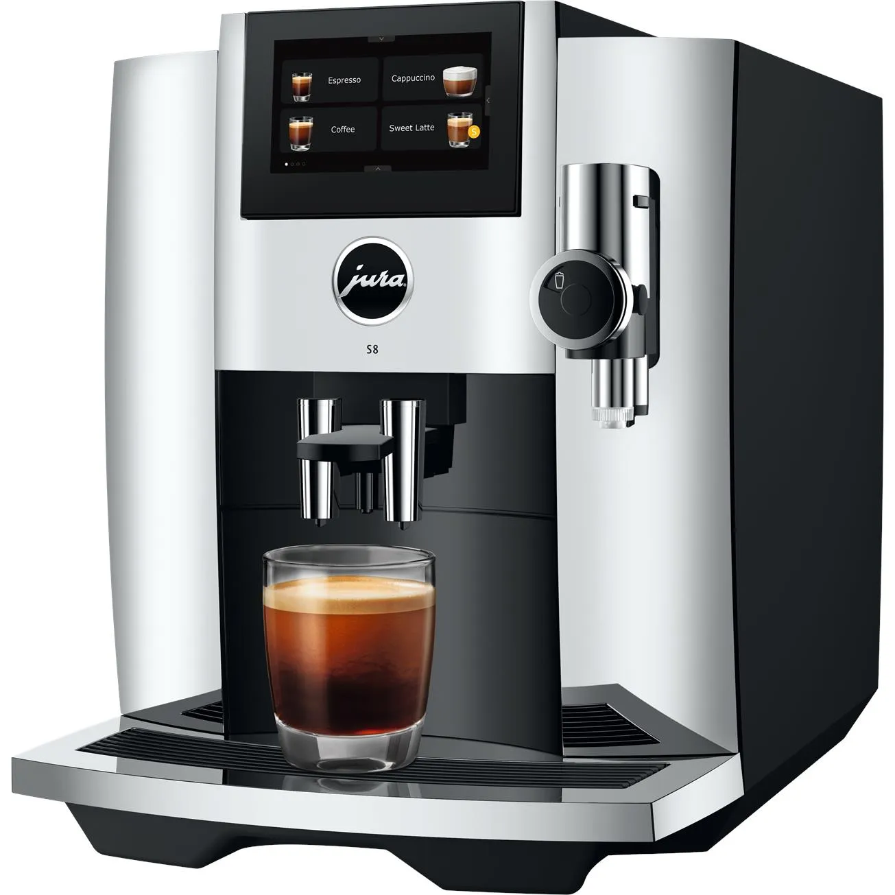 Jura S8 Fully Automatic Coffee Machine (Chrome)