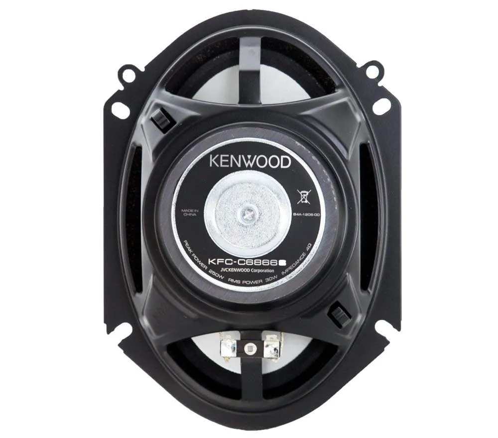 Kenwood 1 X 4 New kenwood kfc-c6865s 6x8 500 watt 2-Way car Audio coaxial Speakers Stereo