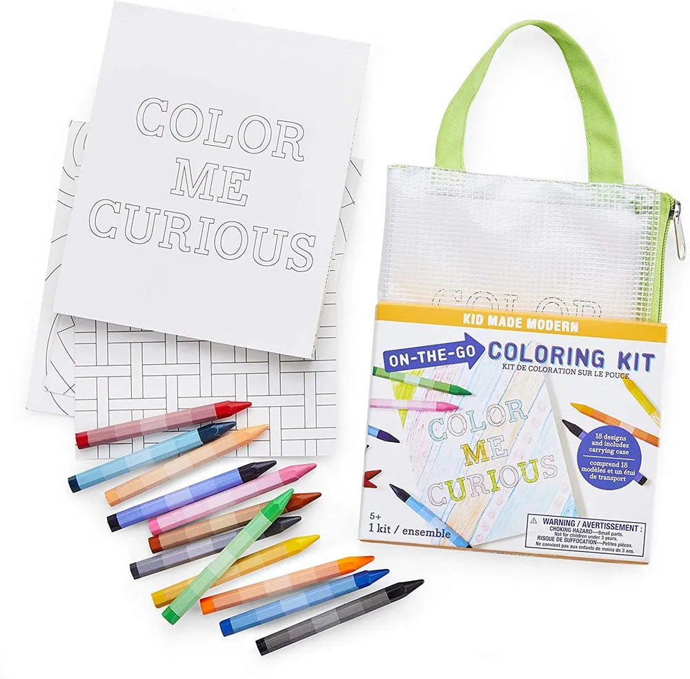 Kid Made Modern On-The-Go Colouring Kit