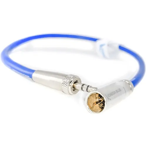 Kondor Blue Mini-XLR Male to Locking 3.5mm Stereo Cable for BMPCC 6K & 4K (Blue)