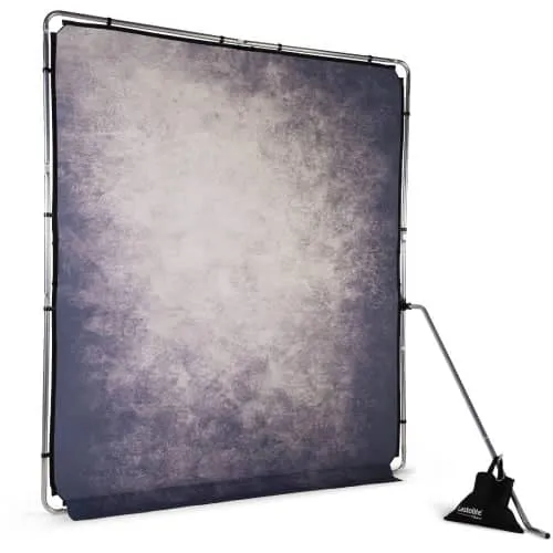 Lastolite EzyFrame Vintage Backround Kit 6.5 x 7.5' (Smoke)