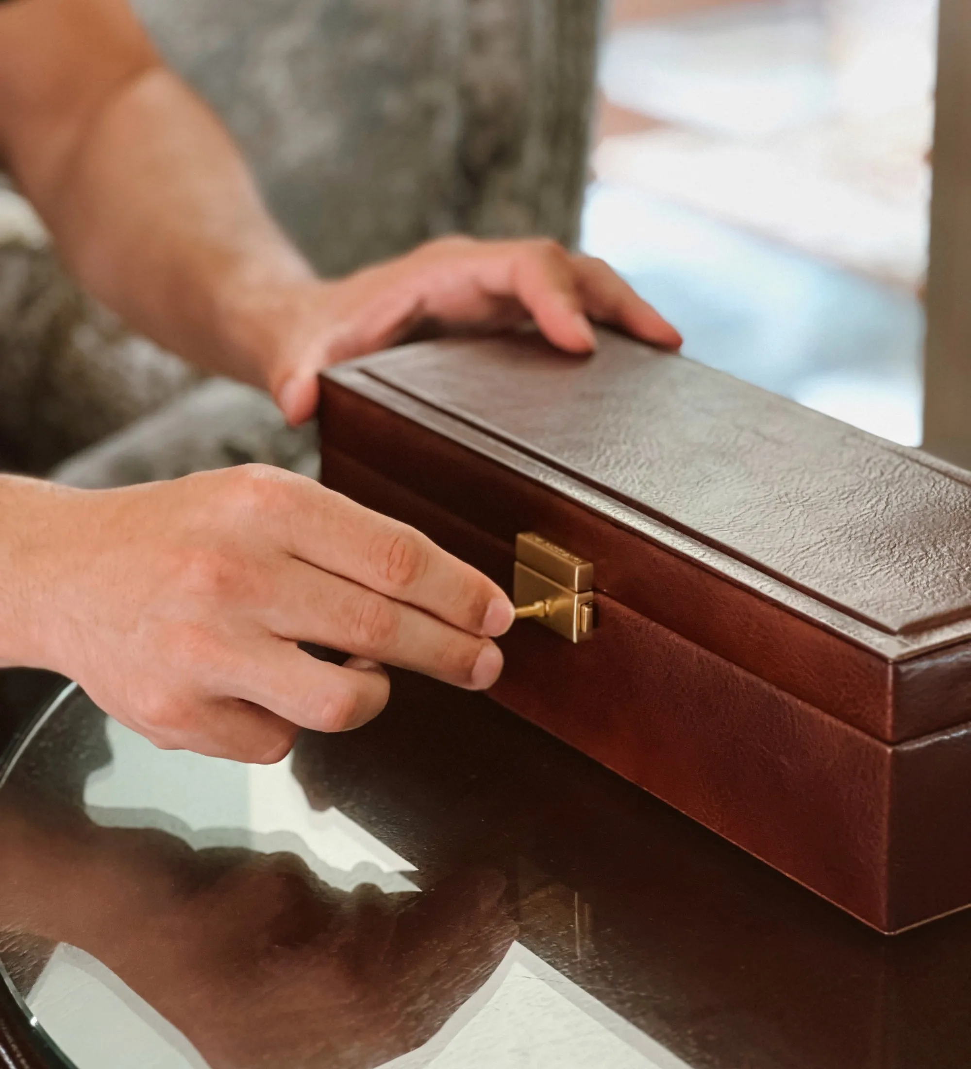 Leather Watch Box, Watch Organizer - Herzog