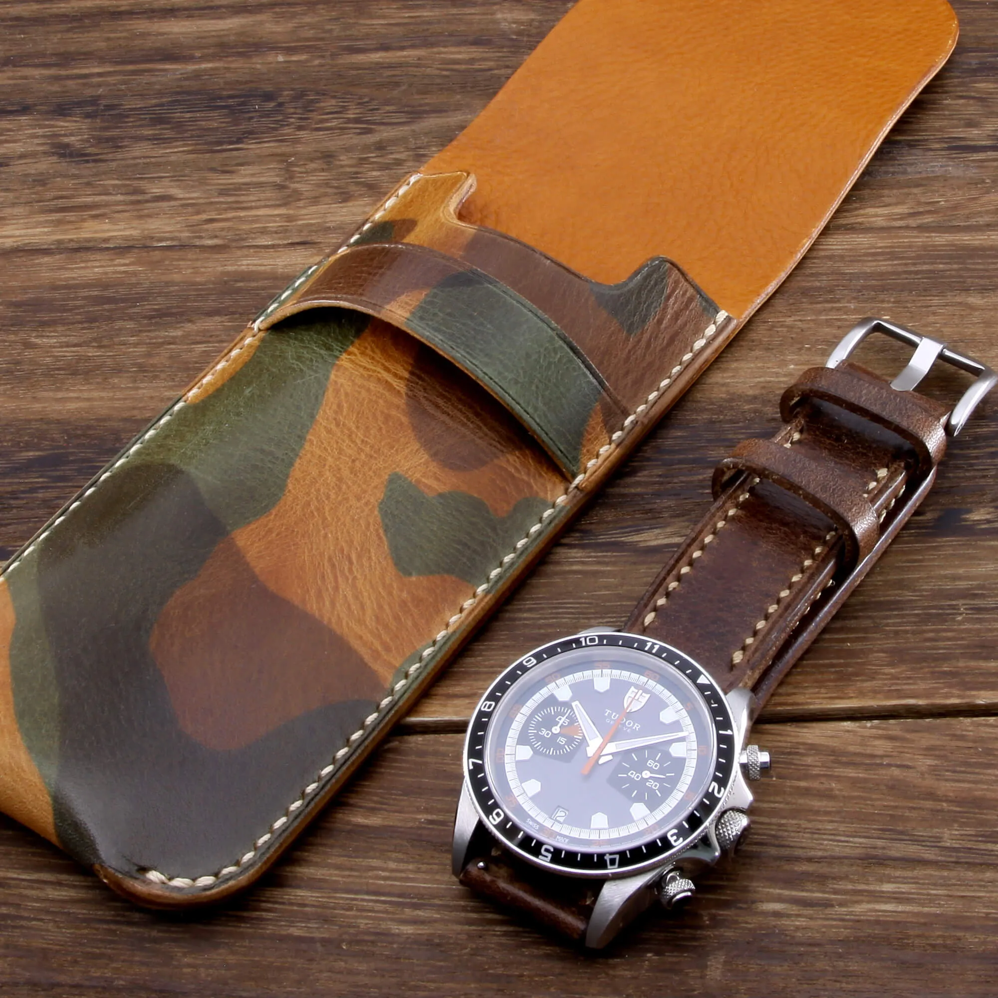 Leather Watch Pouch, Military 101