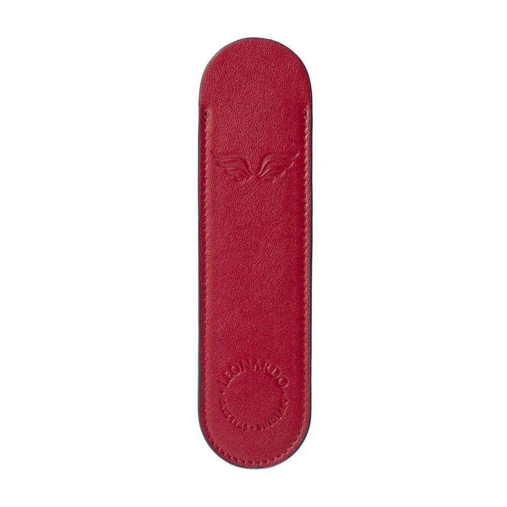 Leonardo Pen Sleeve (1 Slot) - Leather