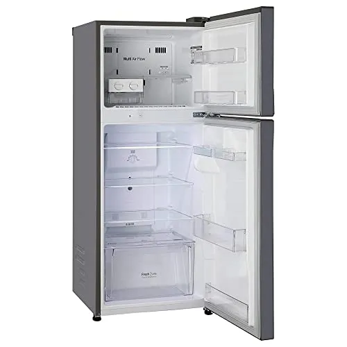 LG 242 L 3 Star Smart Inverter Frost-Free Double Door Refrigerator (GL-I292RPZX, Shiny Steel, Door Cooling )