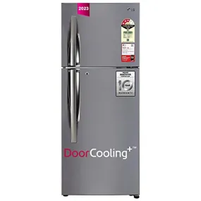 LG 242 L 3 Star Smart Inverter Frost-Free Double Door Refrigerator (GL-I292RPZX, Shiny Steel, Door Cooling )