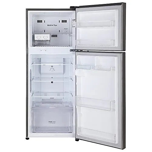 LG 242 L 3 Star Smart Inverter Frost-Free Double Door Refrigerator (GL-I292RPZX, Shiny Steel, Door Cooling )