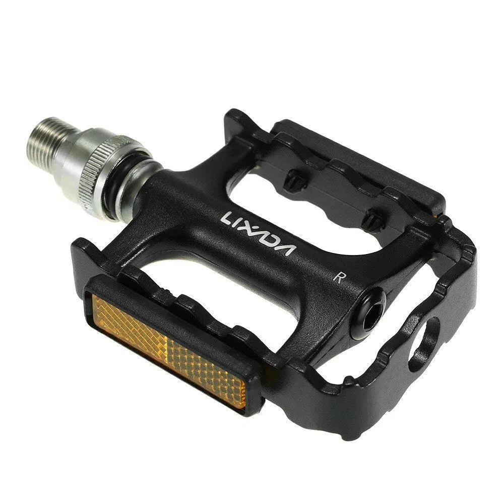 Lixada Bike Quick Release Pedals MTB Bike Bicycle Cycling Platform Pedal with Pedal Extender Adapter