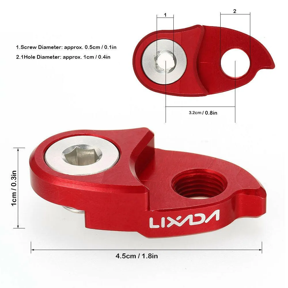 Lixada Portable MTB Mountain Bike Speed Bicycle Bike Rear Derailleur Converter Cycling Tail Hook Extender