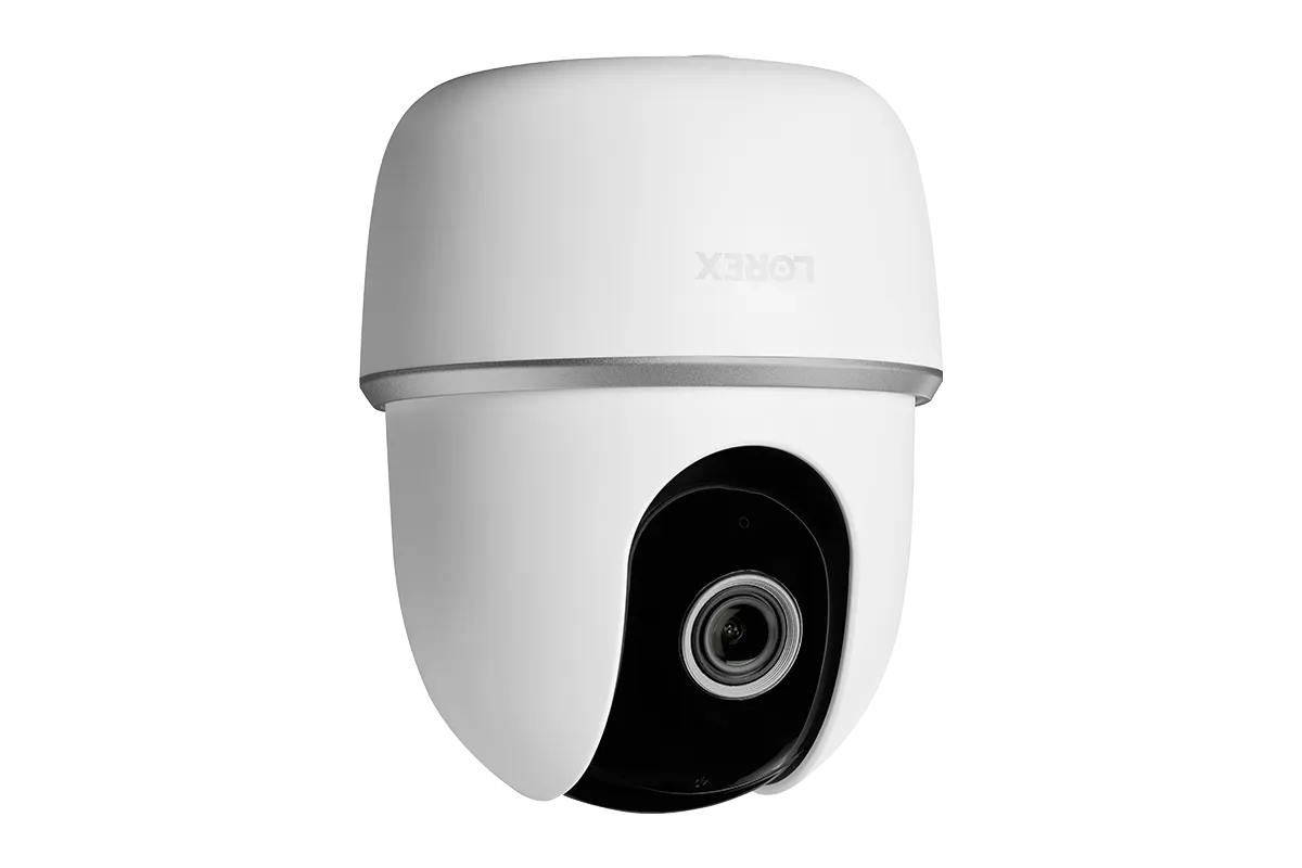 Lorex Smart Home Security Center with 2 Outdoor Cameras, 2 2K Pan-Tilt Indoor Cameras, 2K Doorbell and Floodlight Camera