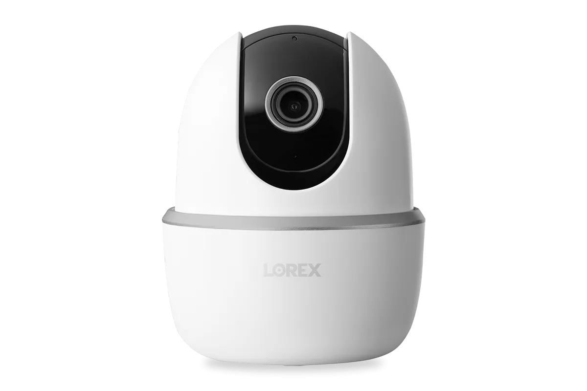 Lorex Smart Home Security Center with 2 Outdoor Cameras, 2 2K Pan-Tilt Indoor Cameras, 2K Doorbell and Floodlight Camera