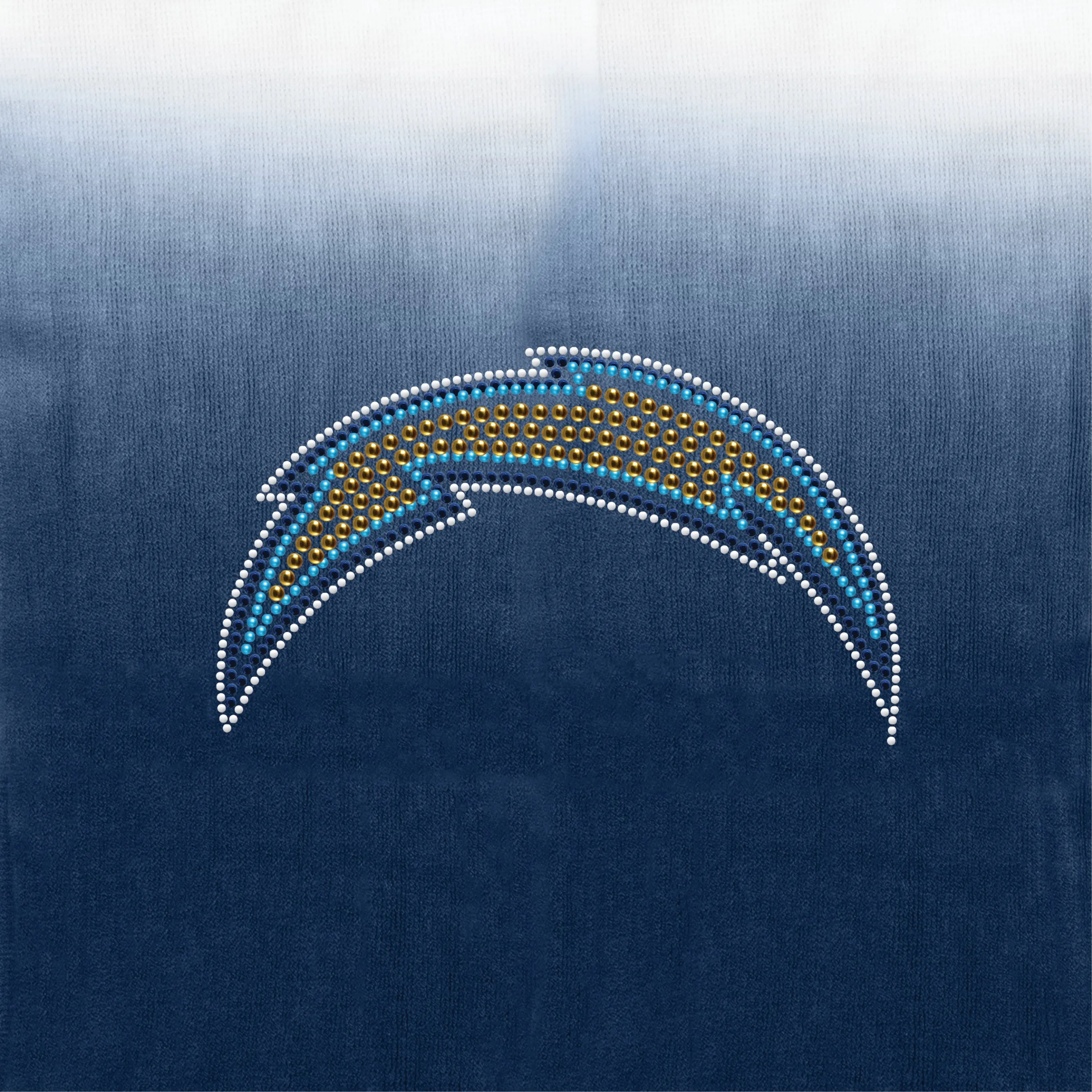 Los Angeles Chargers Dip Dye Scarf