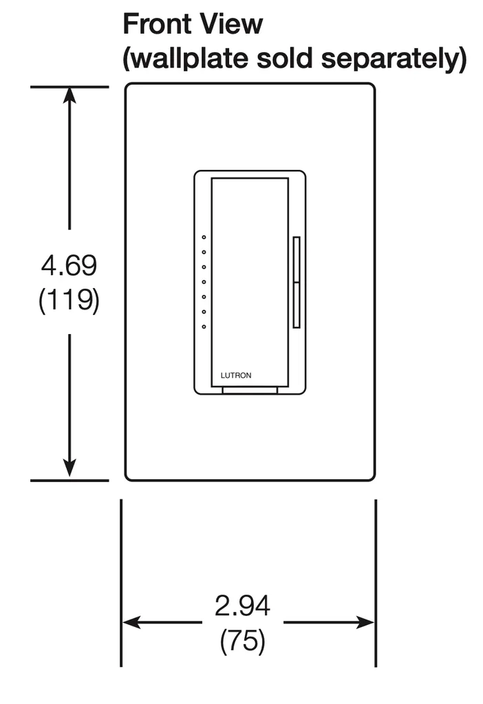 LUTRON MAESTRO PRO LED  DIMMER - WHITE