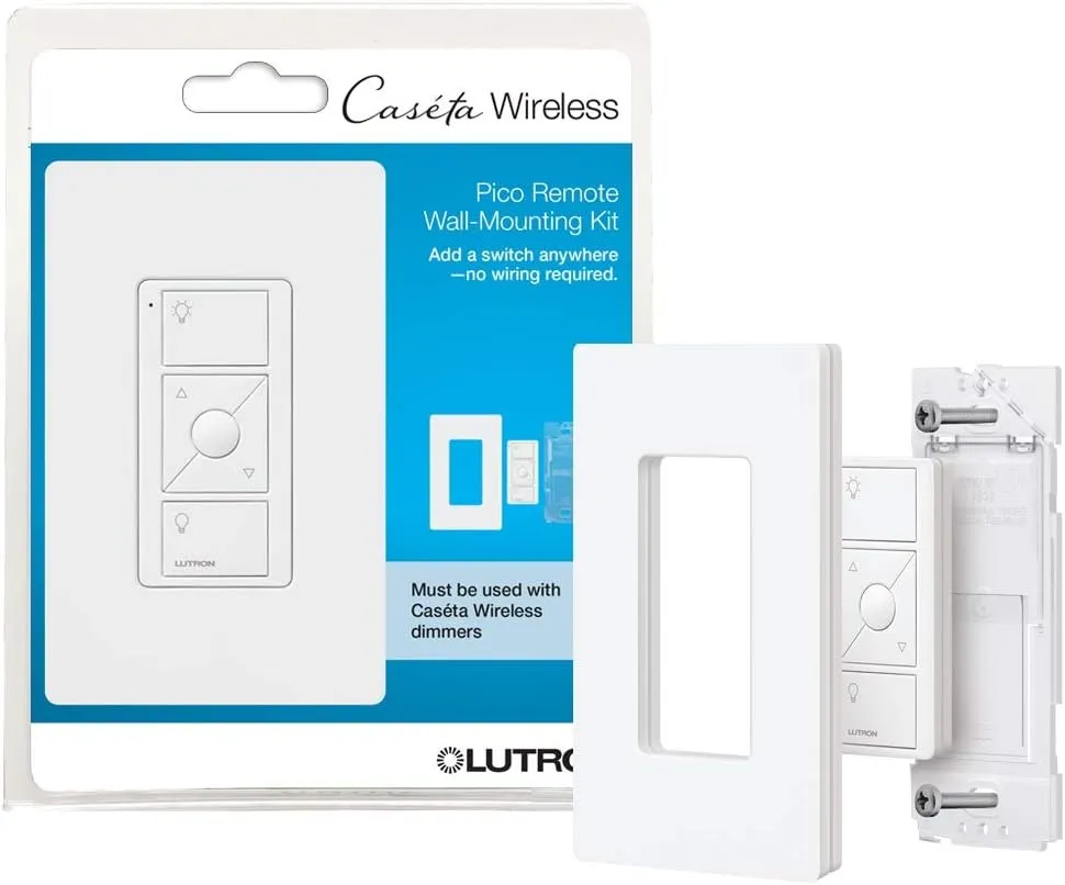 Lutron Pico Smart Remote Wall-Mounting Kit | PJ2-WALL-WH-L01 | White