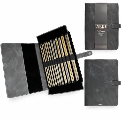 Lykke Driftwood 14" Straight Needle Set | With Carrying Case