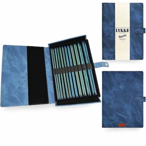 Lykke Indigo 14" Straight Needle Set | With Carrying Case