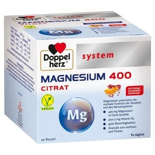 Magnesium 400 citrate system granules