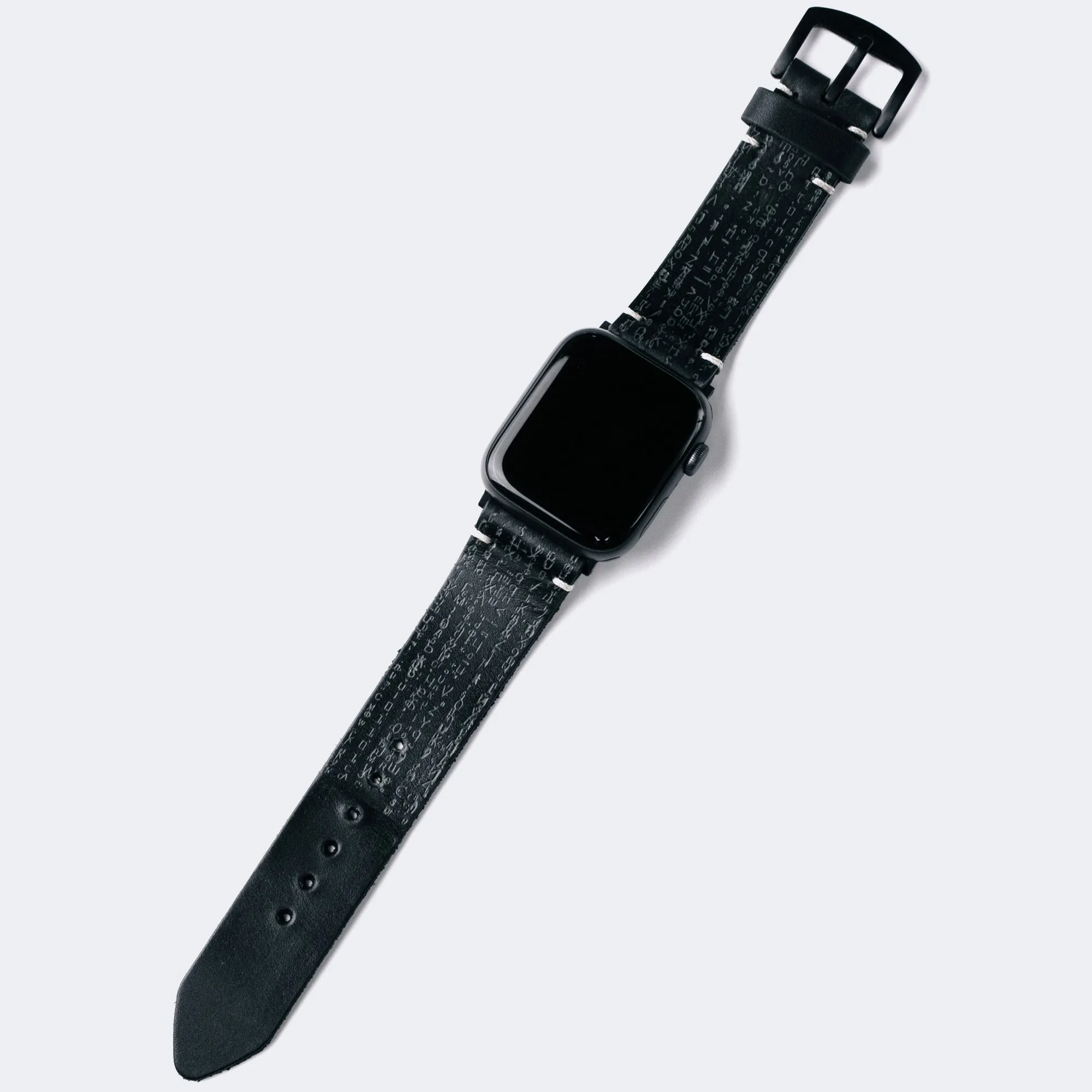 Matrix - Apple Watch Leather Band - Black