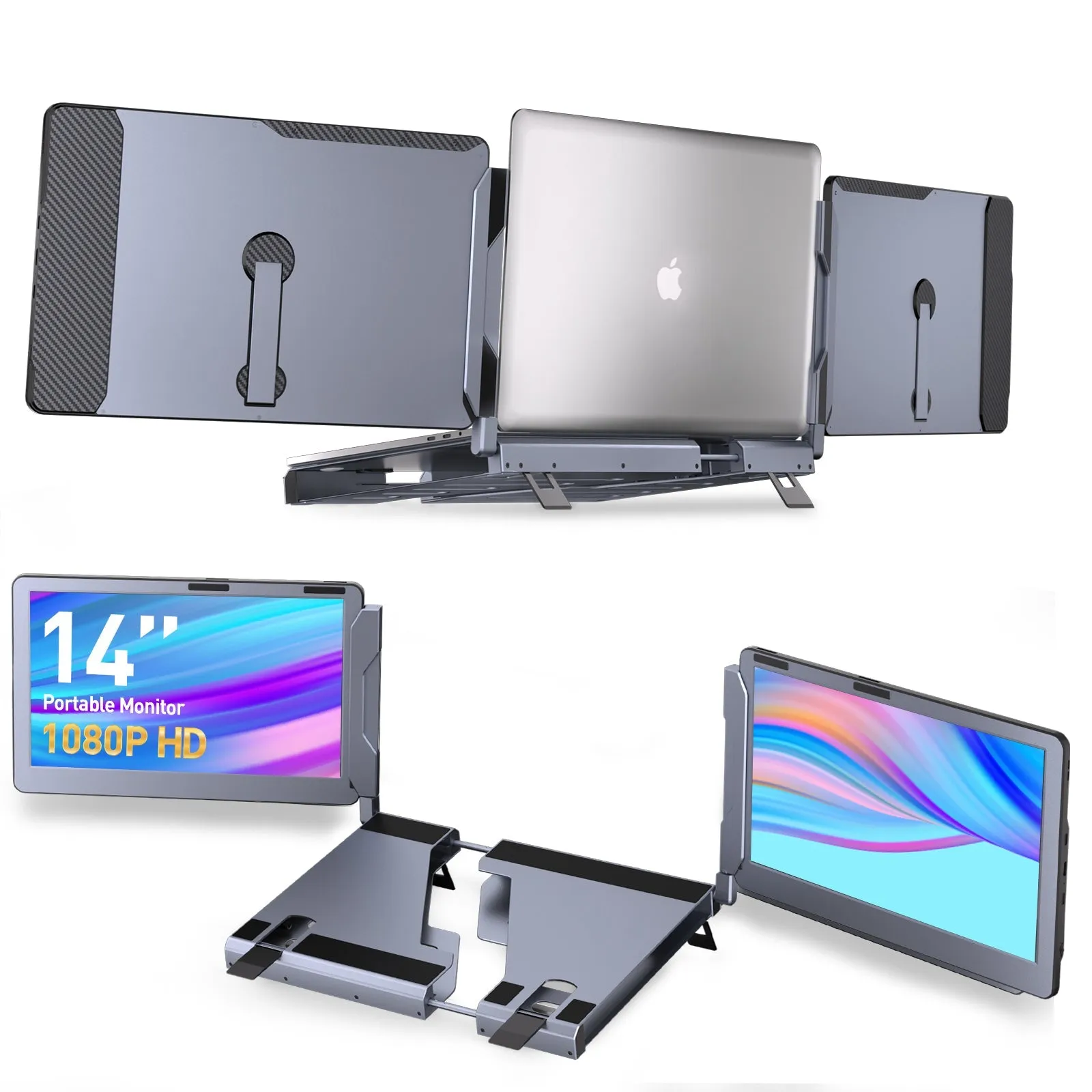 Maxfree F2 14" Refurbished Triple Laptop Screen Extender