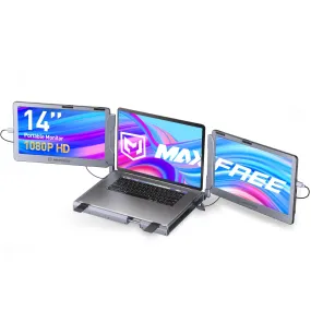 Maxfree F2 14" Refurbished Triple Laptop Screen Extender