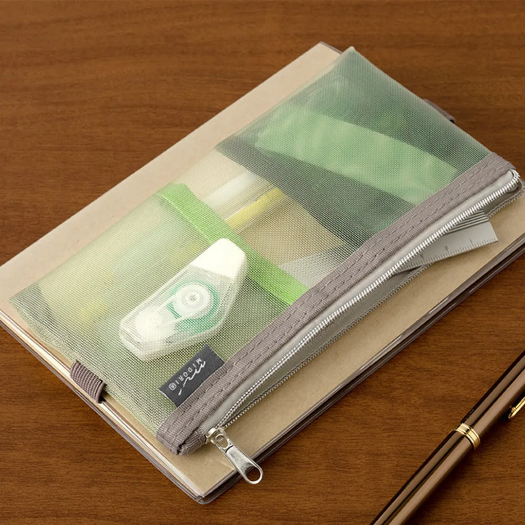 Midori Book Band Mesh Pen Case B6-A5