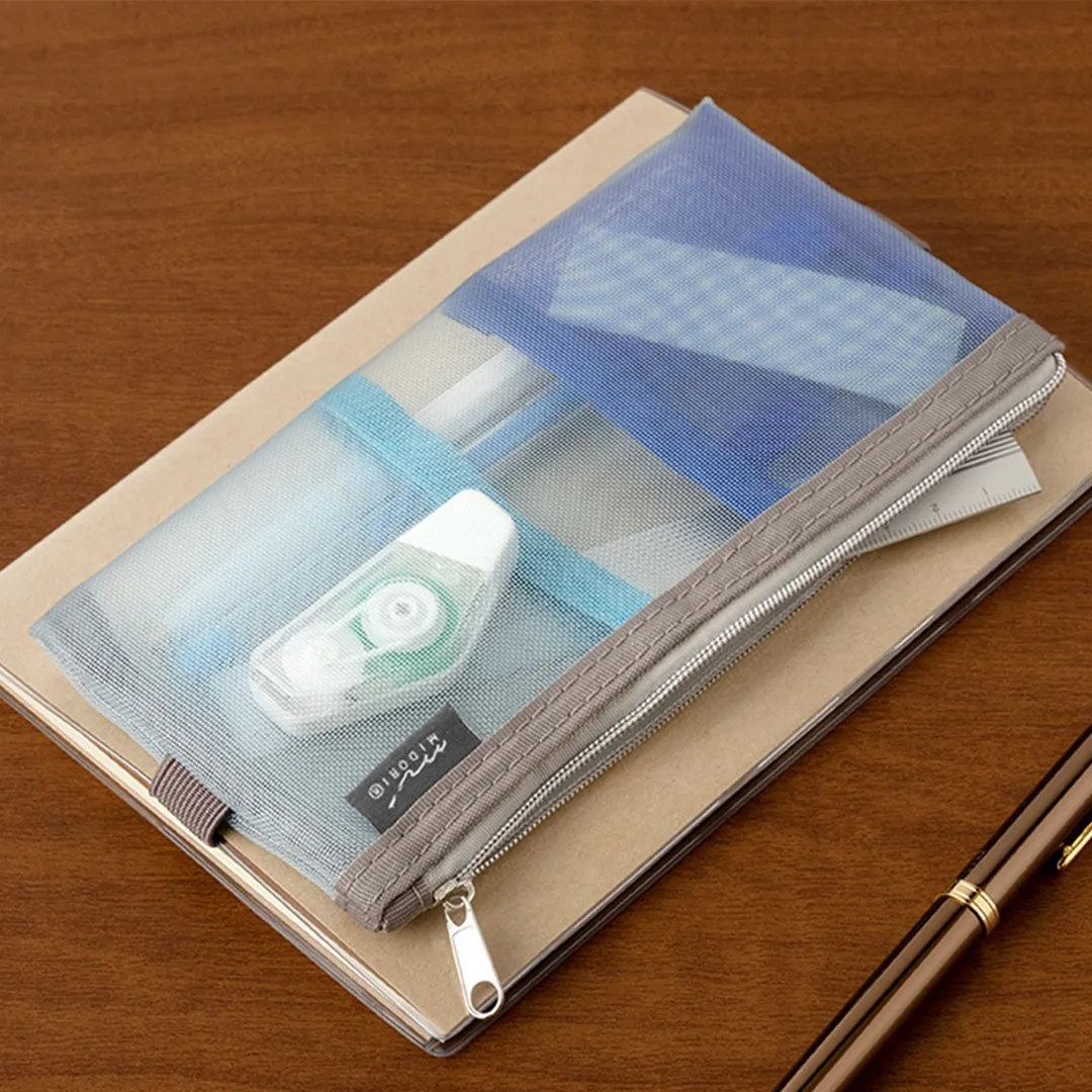 Midori Book Band Mesh Pen Case B6-A5