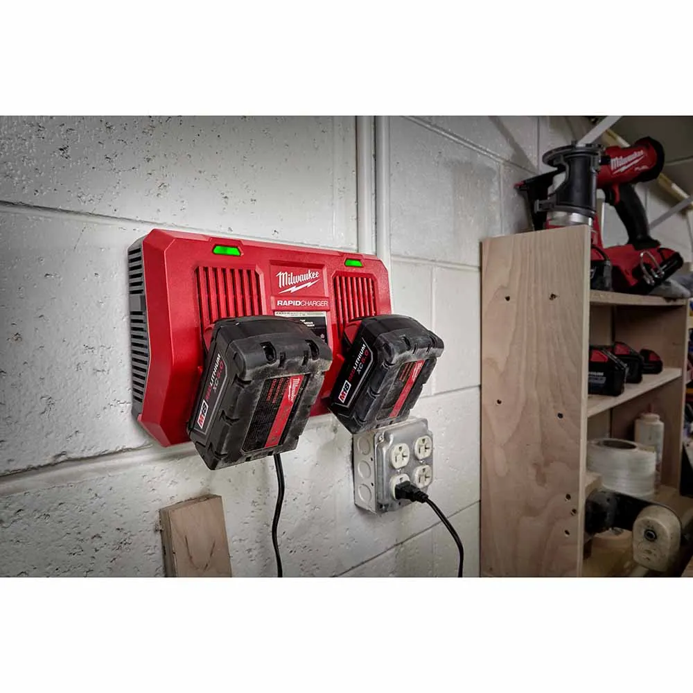 Milwaukee 48-59-1802 M18 Dual Bay Simultaneous Rapid Charger