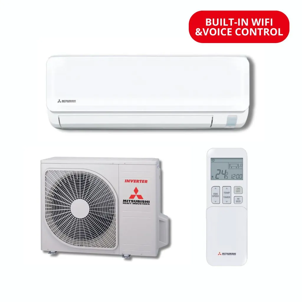 MITSUBISHI Heavy Industries Ciara Series 1.5kW/2.0kW/2.5kW/3.3kW/5.0kW/6.3kW/7.1kW Inverter SPLIT SYSTEM