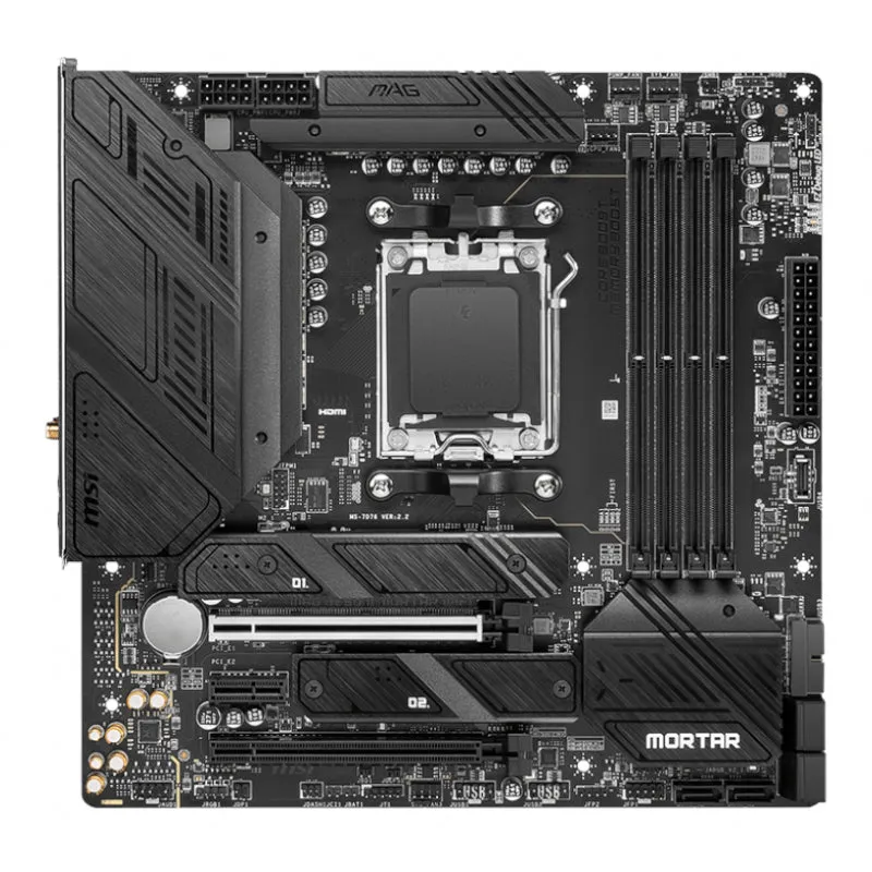 Msi Mag B650M Mortar Wifi Amd Am5 Matx Gaming Motherboard