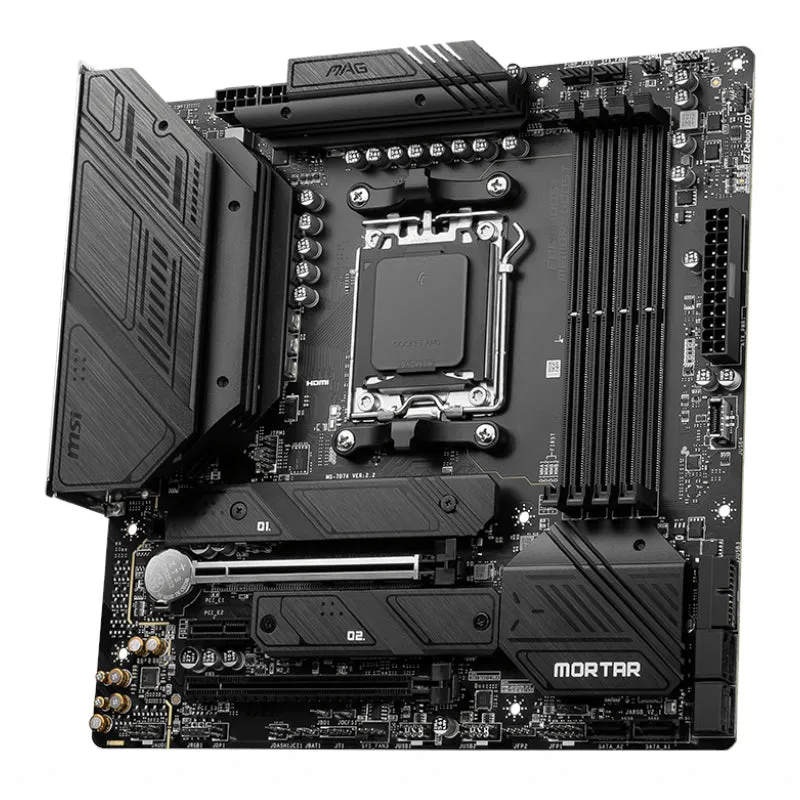 Msi Mag B650M Mortar Wifi Amd Am5 Matx Gaming Motherboard