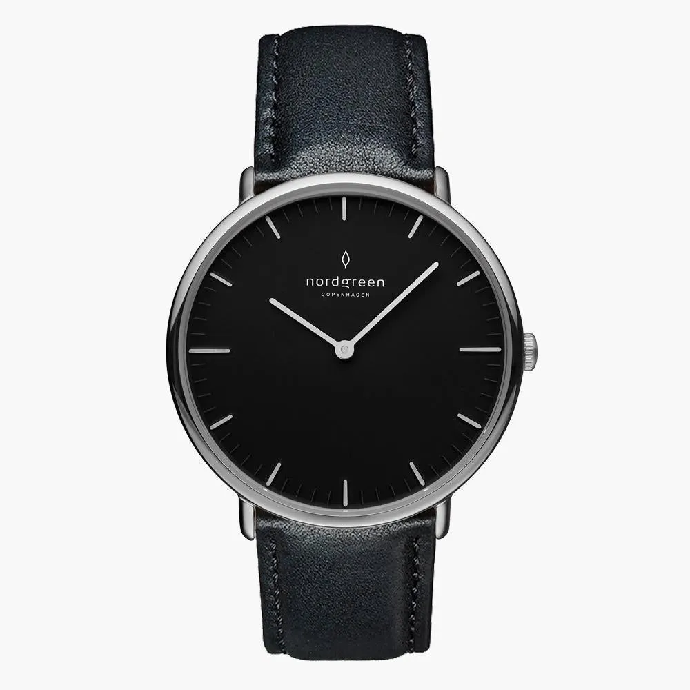 Native | Black Dial - Black Vegan Leather