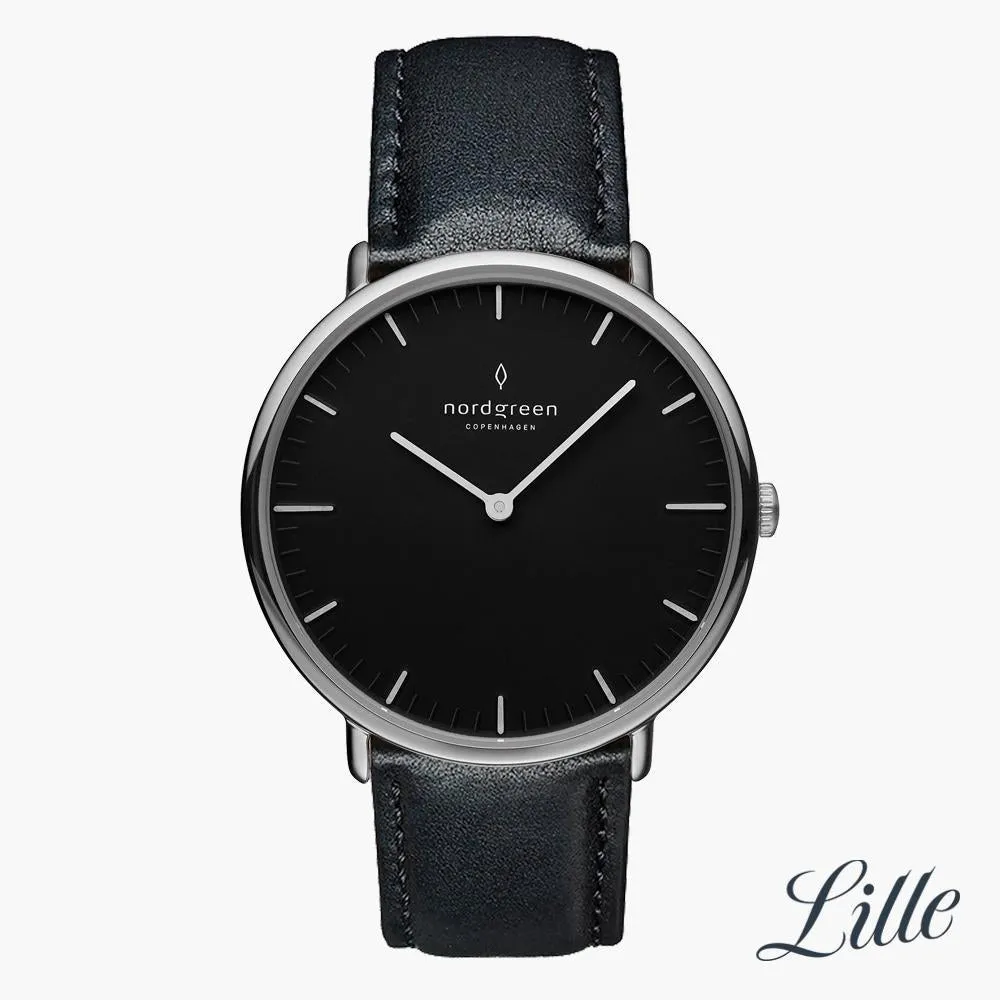 Native | Black Dial - Black Vegan Leather