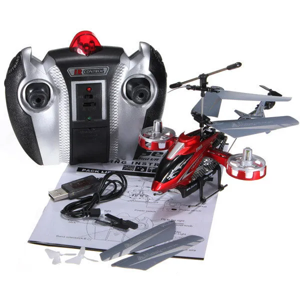 New Version Avatar F103 4CH 2.4Ghz IR Remote Control Gyro RTF Mini Metal 4 Channel RC Helicopter LED Red Toy