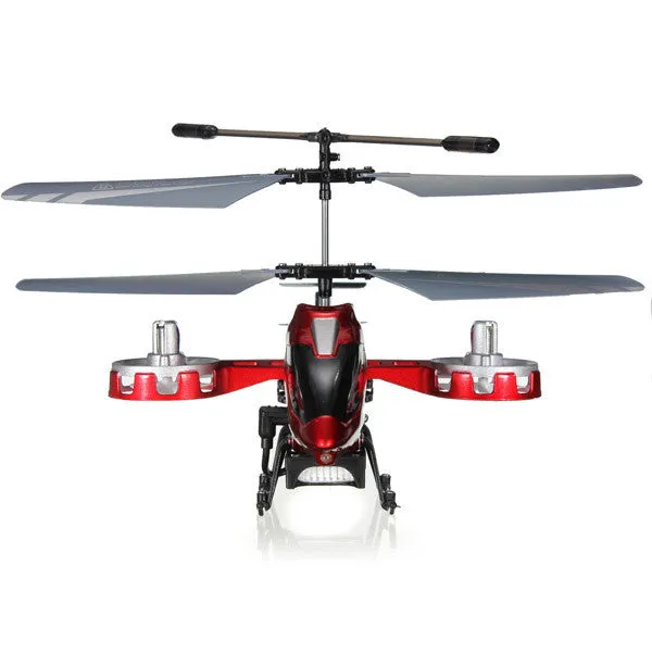 New Version Avatar F103 4CH 2.4Ghz IR Remote Control Gyro RTF Mini Metal 4 Channel RC Helicopter LED Red Toy