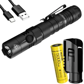 NITECORE MH12 v2 1200 Lumen USB-C Rechargeable Flashlight with 5000mAh Battery