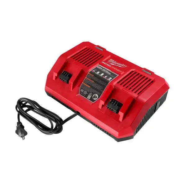 Open Box -  Milwaukee M18 18-Volt Lithium-Ion Dual Bay Rapid Battery Charger