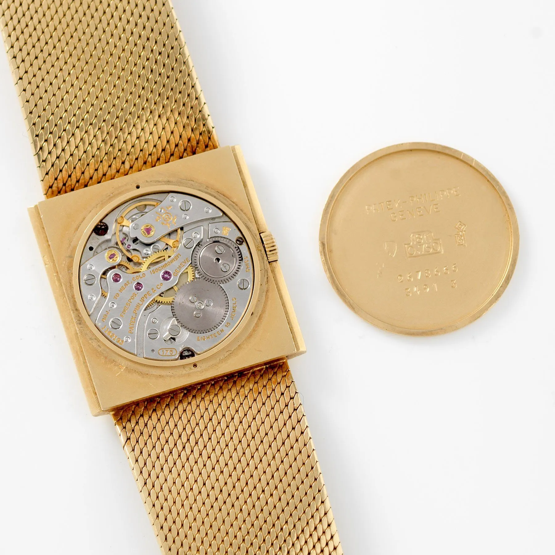 Patek Philippe Yellow Gold Dress Watch Reference 3491