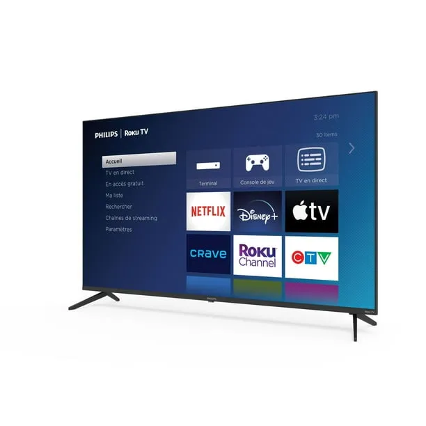 Philips 55" 4K UHD HDR LCD Roku Smart TV (55PUL6643/F7)