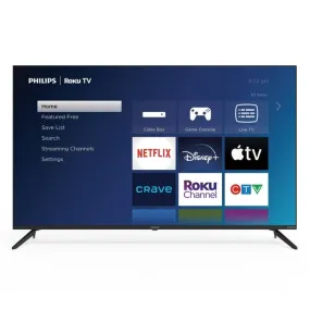 Philips 55" 4K UHD HDR LCD Roku Smart TV (55PUL6643/F7)