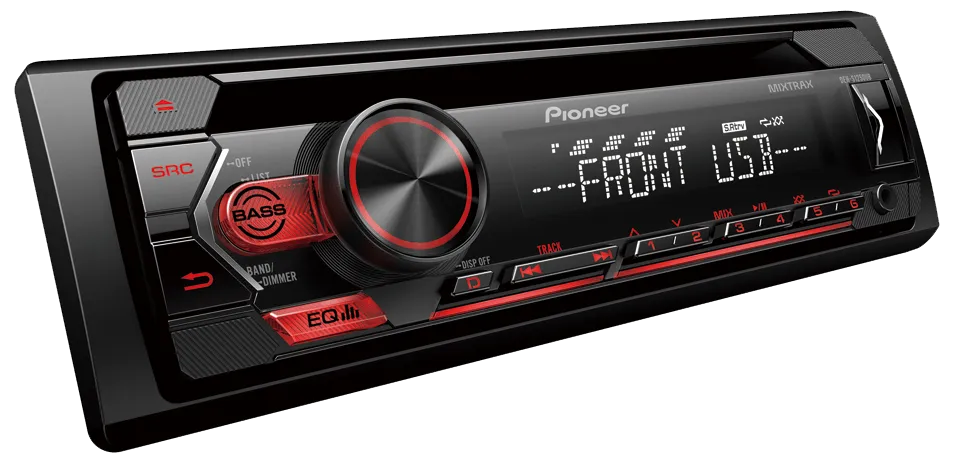 Pioneer DEH-S1250UB Single Din USB/CD/AUX MP3 CD Player