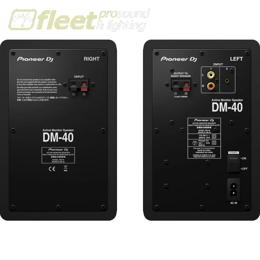 Pioneer DM-40 Share 4-inch Compact Active Monitor Speaker